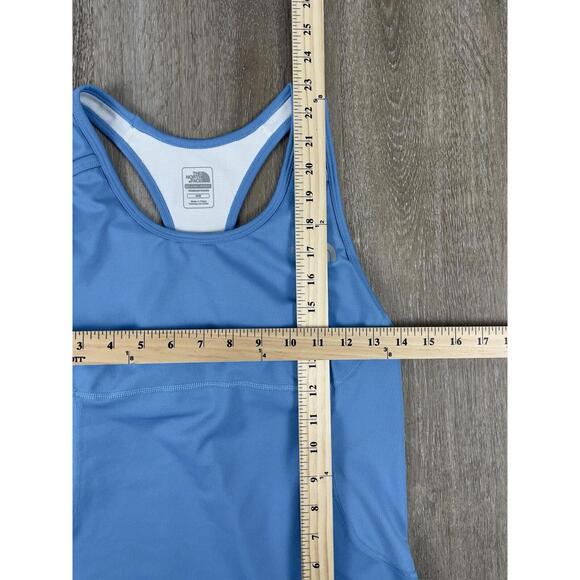 The North Face Active Racerback Sleeveless Floral Tank Top Blue Women's Size M - Picture 12 of 12